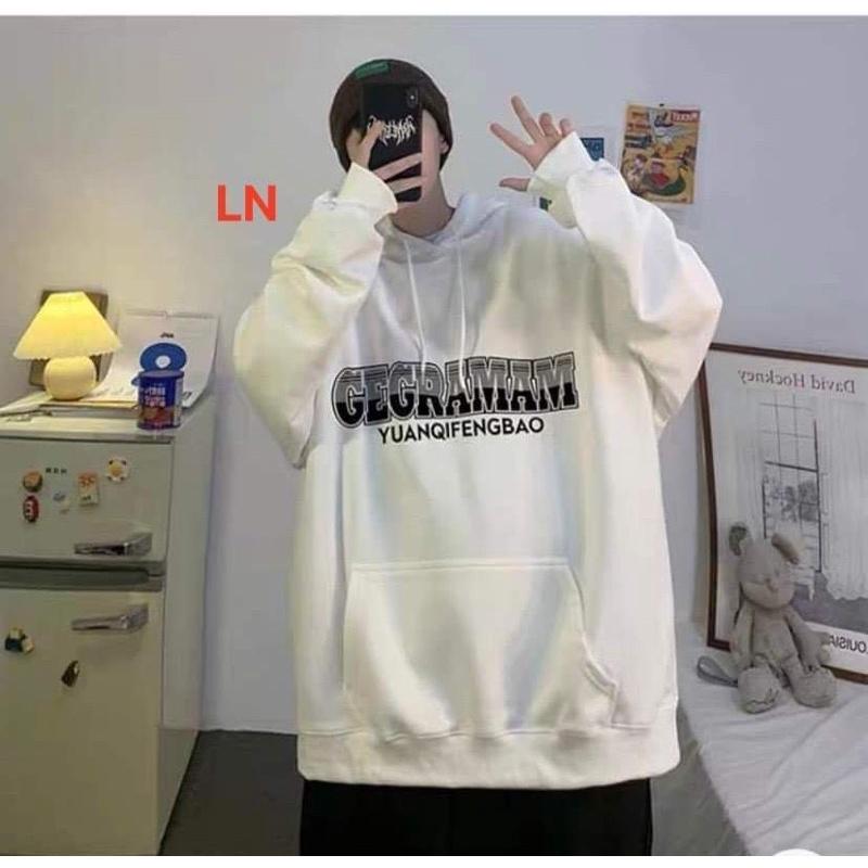 Áo hoodie chữ to GEGRE DA6
