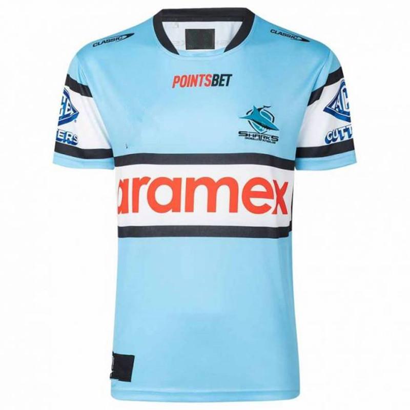2023 Cronulla Sharks Anzac / Sân nhà / Sân khách / Bản địa / Di sản / Áo bóng bầu dục Singlet - Cỡ nam: S-5XL Color: 2023 Home Size: M