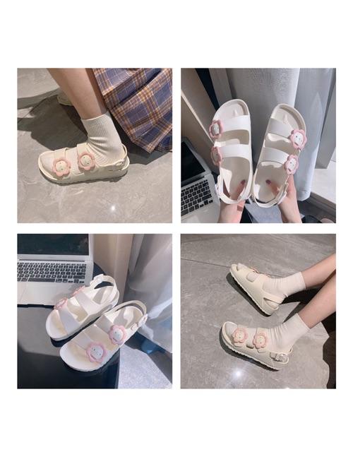 Sandal hoa hàn quốc siêu xinh