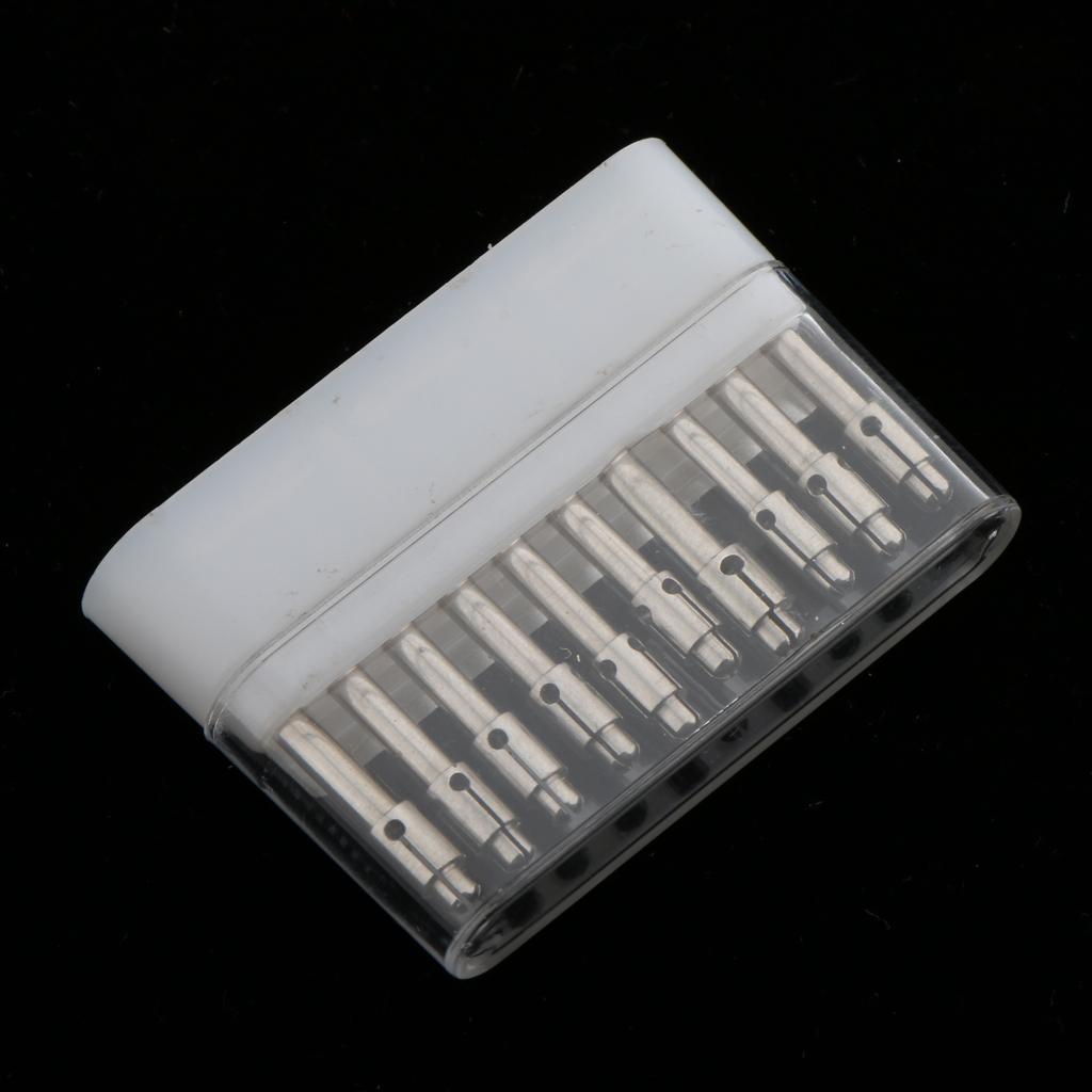 10 Pieces Lab Polishing Shank Mandrel Burs 2.35mm Rotary Tool