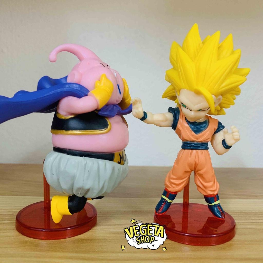 Mô hình Dragon Ball - Mô hình Majin Buu Gogeta Gohan Goku UI Vegeta Gotenks SSJ3 SSJ4 Xeno Ma bư mập gầy - Cao 10~12cm