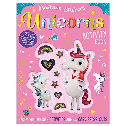 Balloon Stickers: Unicorns