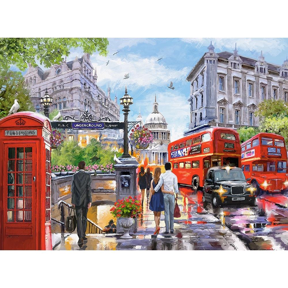 Xếp hình puzzle Spring in London 2000 mảnh CASTORLAND C-200788