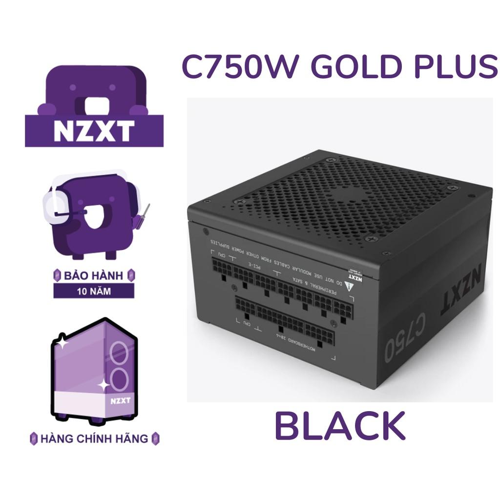 Nguồn Máy Tính Công Suất 750W NZXT C750 GOLD PLUS- Hàng Chính Hãng