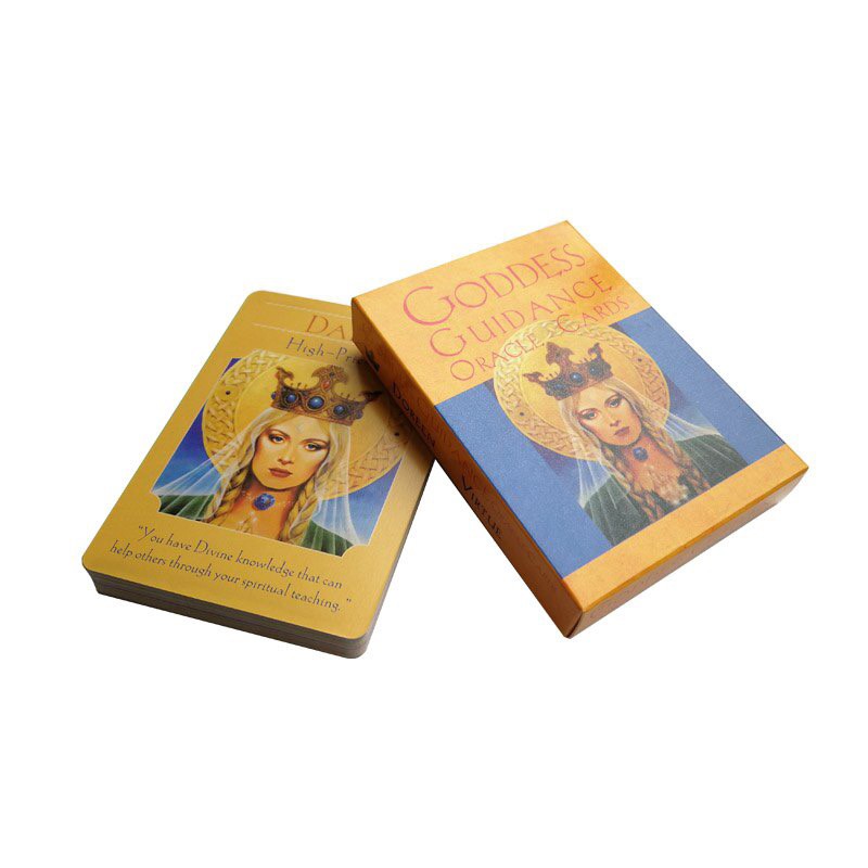 Combo Bộ Bài Bói Tarot Goddess Guidance Oracle Cards Cao Cấp và Túi Nhung Đựng Tarot và Khăn Trải Bàn Tarot