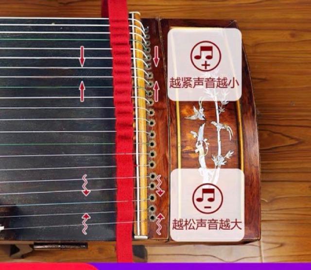 Giảm âm đàn Guzheng( giúp tập đàn không gây tiếng ồn)