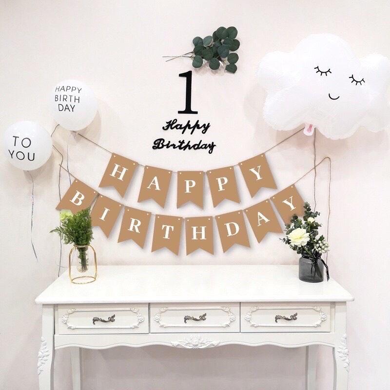 Set trang trí sinh nhật Hàn Quốc y hình HPBD