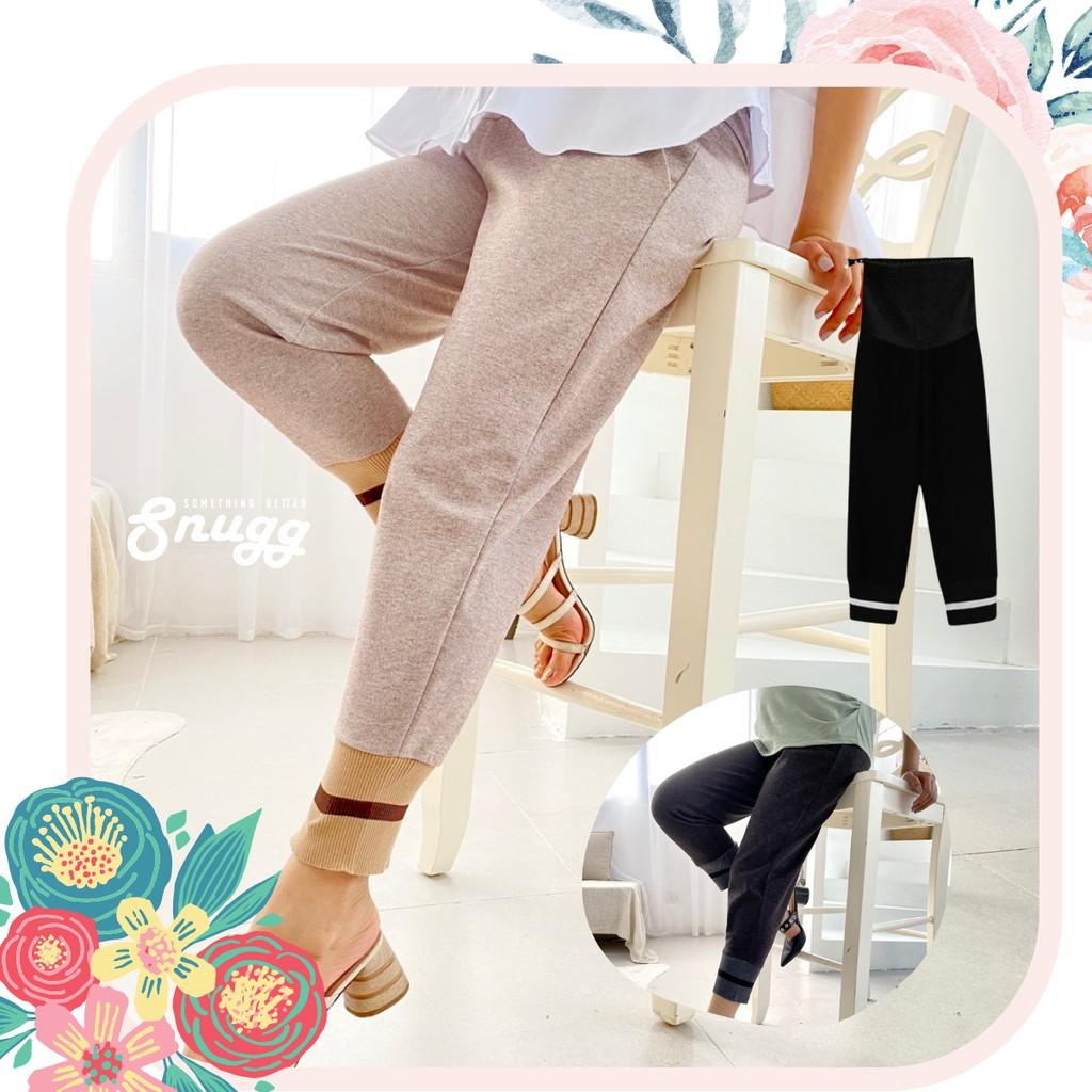 Quần slim baggy bầu êm mềm không xù