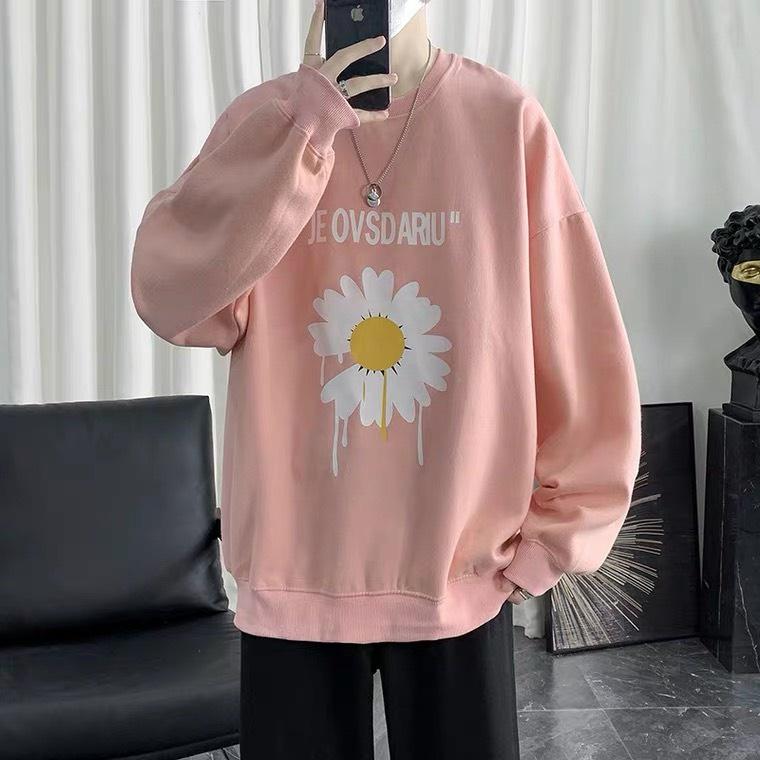 ÁO SWEATER NAM NỮ IN HOA CÚC