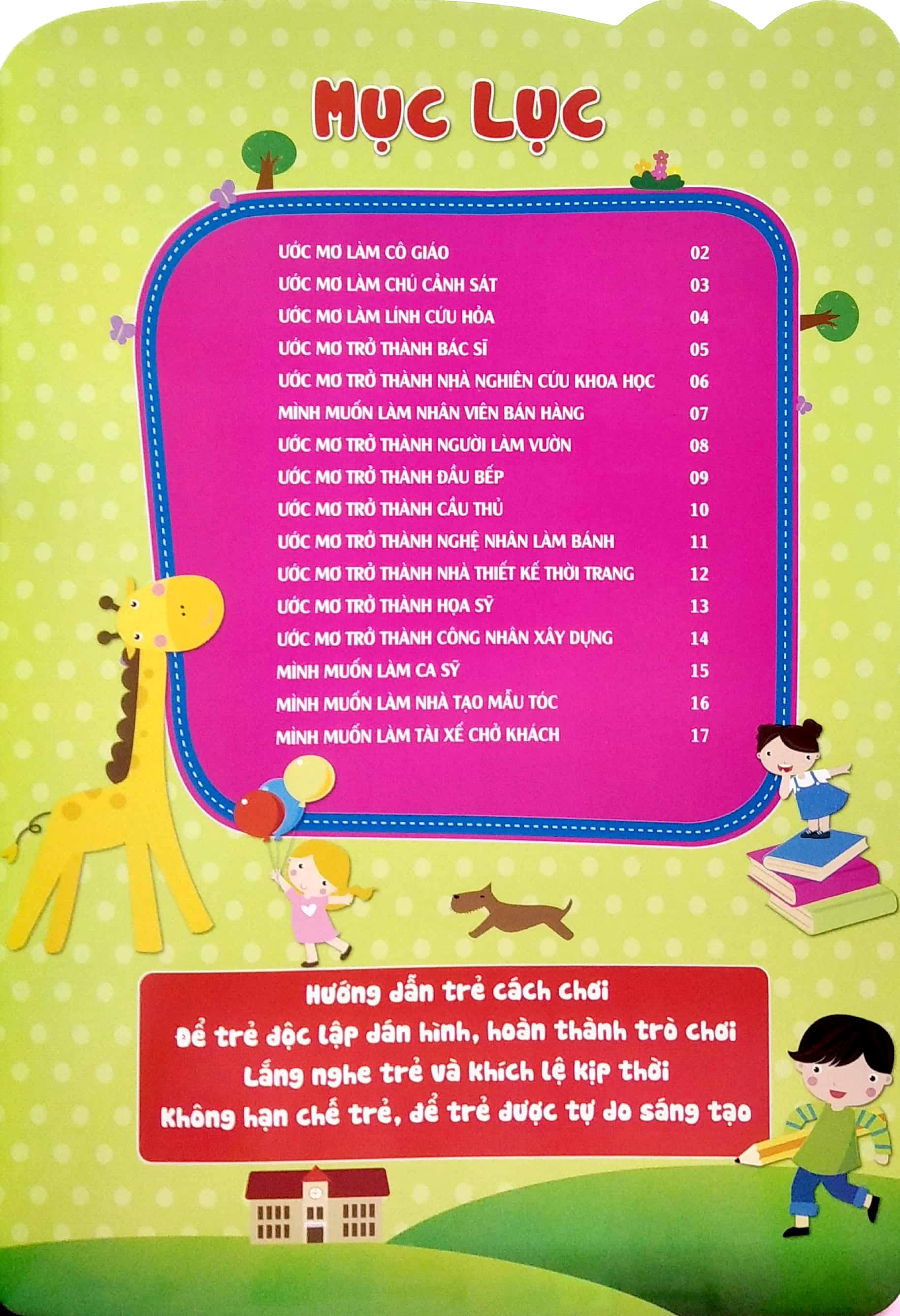 Bóc Dán Hình Thông Minh IQ-EQ-CQ - 150 Miếng Dán Hình Thông Minh - Nghề Nghiệp