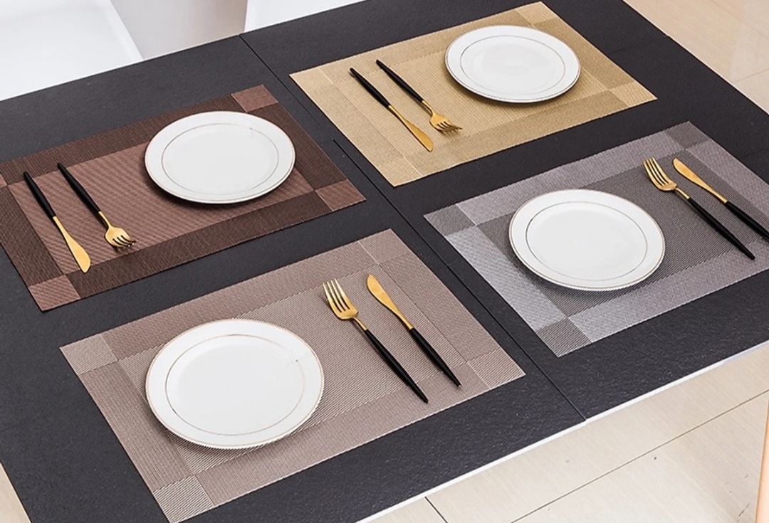 Combo 6 Tấm khăn lót chải bàn ăn LUXURY - KT 30x45cm