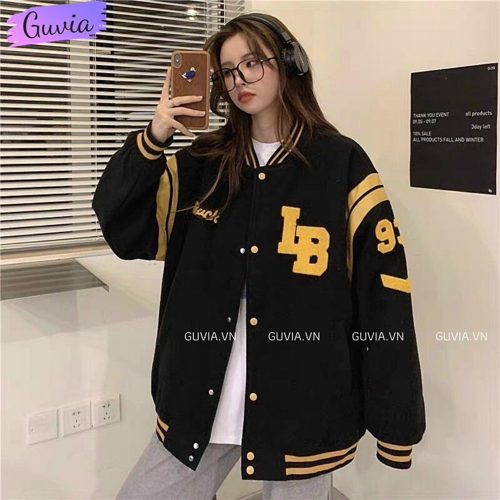 Áo Khoác Bomber Nỉ LB Nam Nữ Form Rộng Vải Nỉ Hình In Đẹp