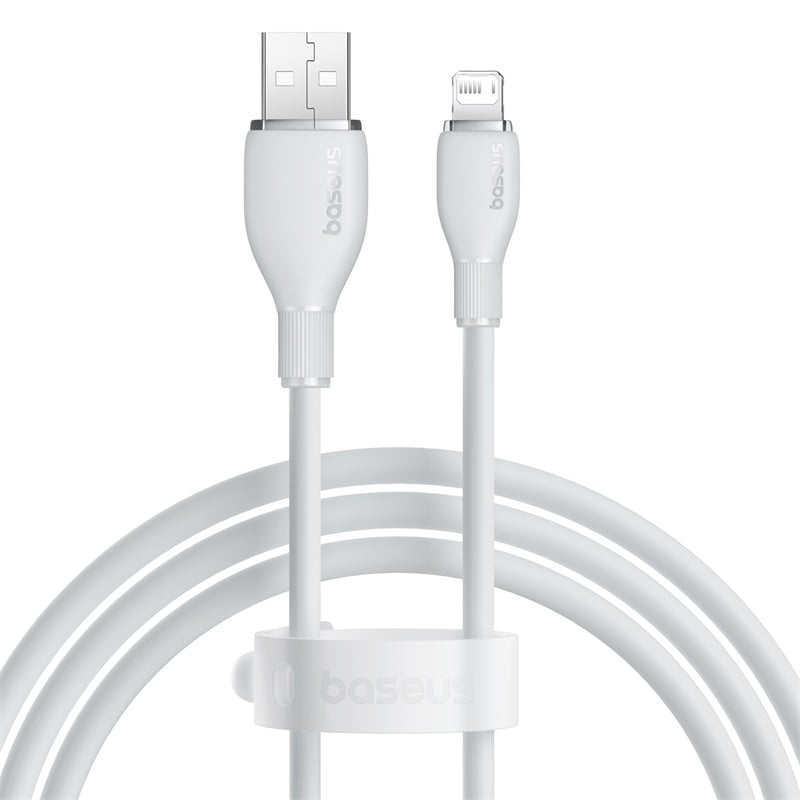 Cáp Sạc Nhanh Cho IP Baseus Pudding Series USB to IP 2.4A (Fast Charging Data Cable) - Hàng chính hãng