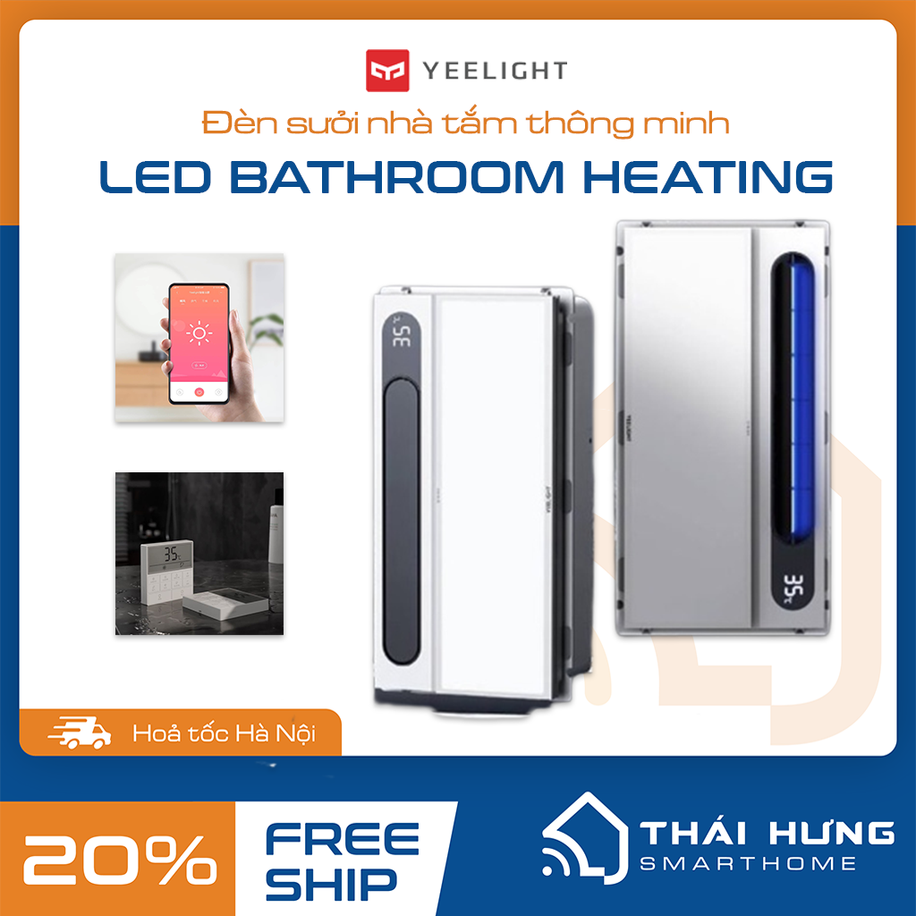 Hình ảnh [2022] Đèn sưởi nhà tắm Yeelight 8 trong 1 Pro YLYYB-0010, bản nâng cấp mới nhất, hàng chính hãng