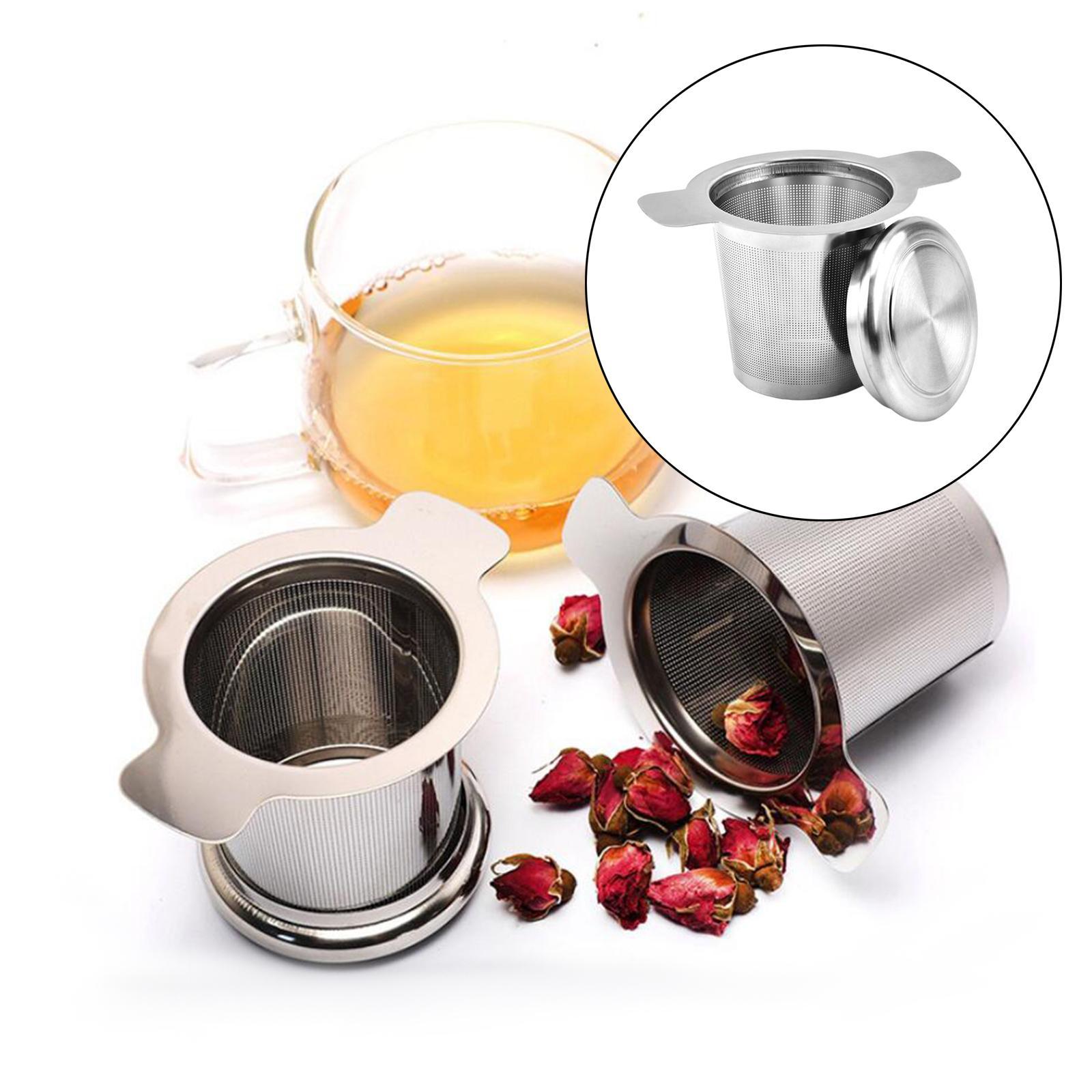 Tea Infuser with Lid Loose Tea Leaf Diffuser for Kettle