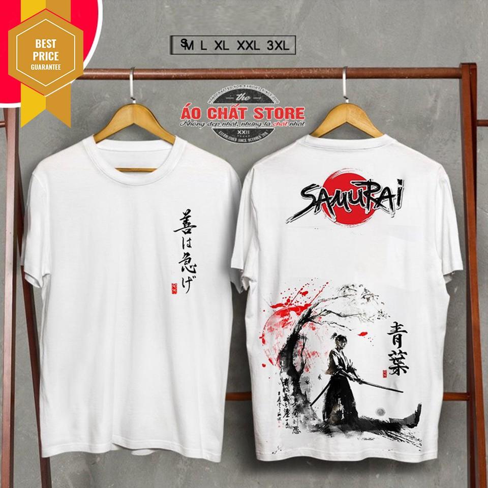 ÁO THUN SAMURAI THƯ PHÁP CAO CẤP | CÓ FULL SIZE | TAY LỠ UNISEX