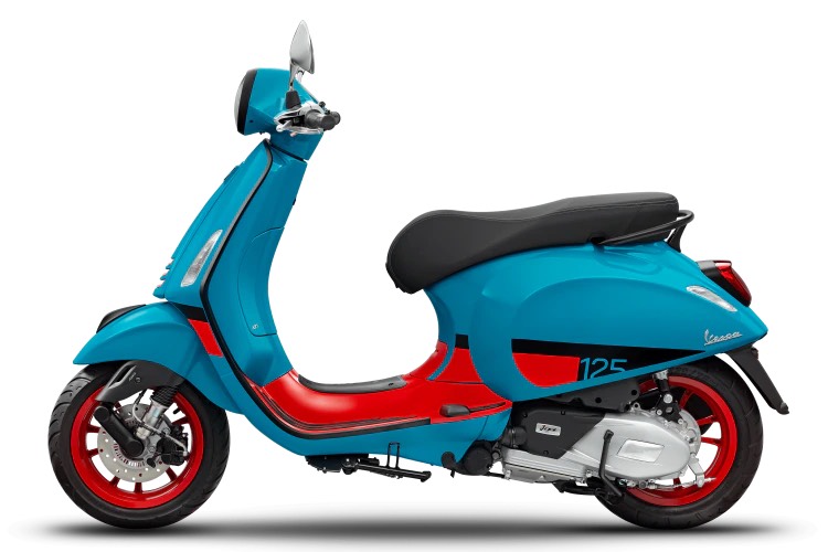 XE TAY GA VESPA PRIMAVERA COLOR VIBER MÀU XANH NGỌC BLUE AUDACE