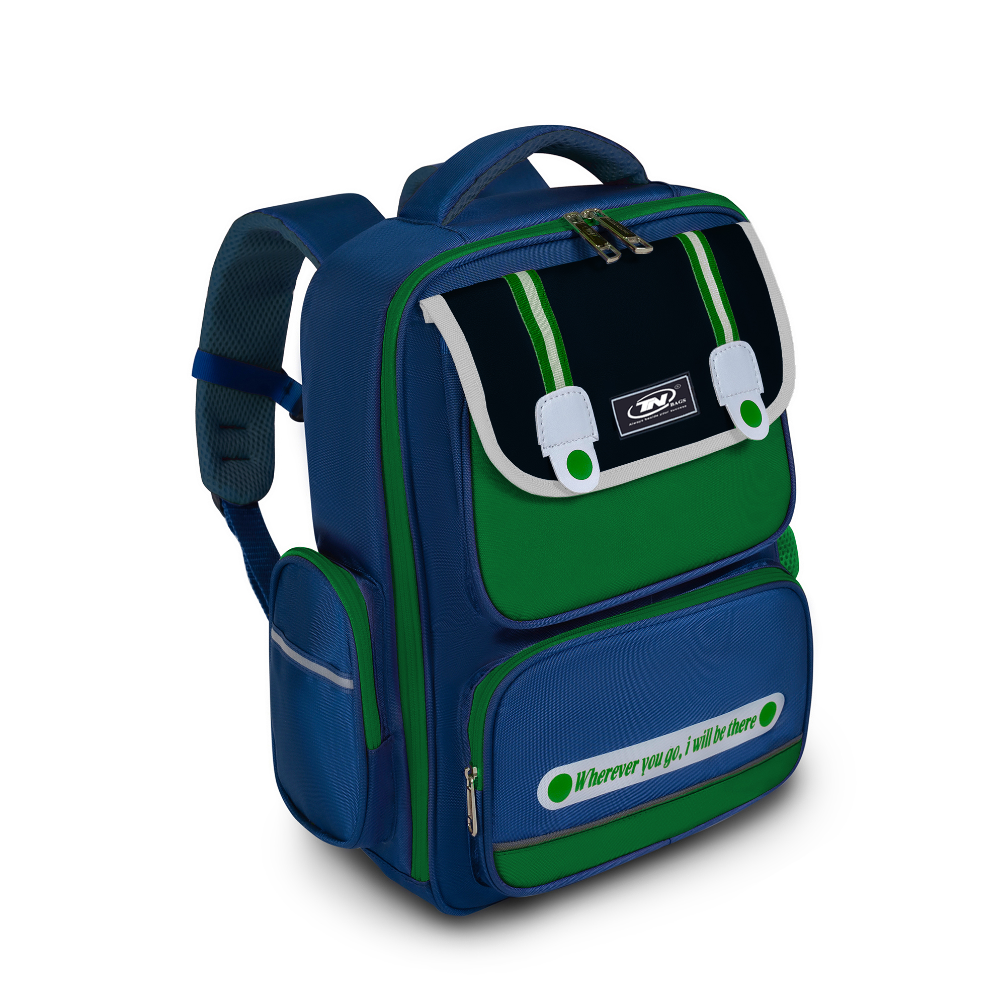 Balo học sinh TNBags Smart Green TN.B 3111, Balo Chống Nước, Bền Màu Hiệu Quả