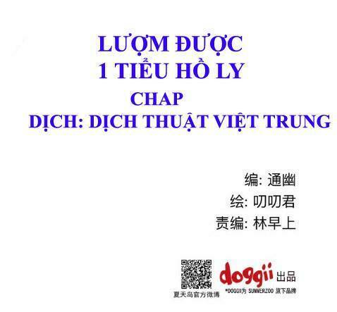 lượm được 1 tiểu hồ ly chapter 20 1