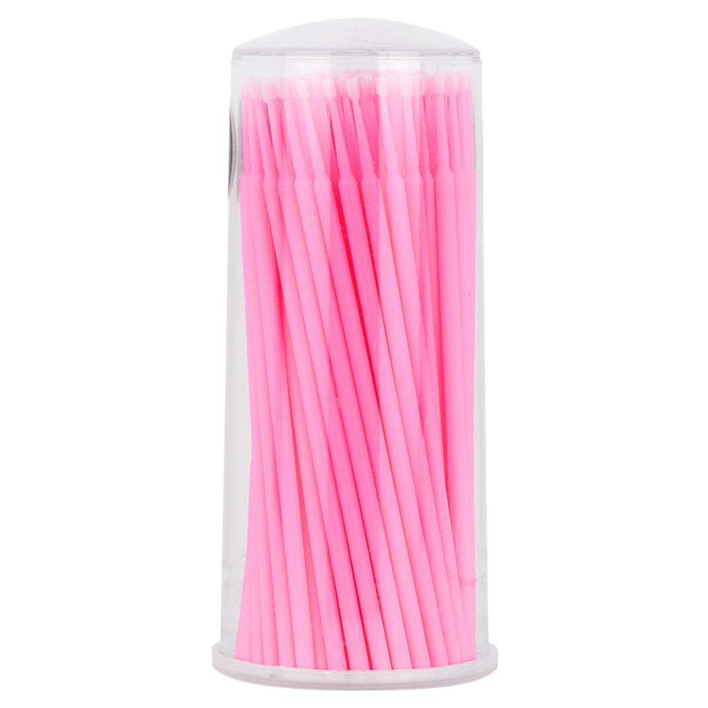 100 Cái Bàn Chải Siêu Nhỏ Tăm Bông Hình Xăm Microblading Applicator Dùng Một Lần