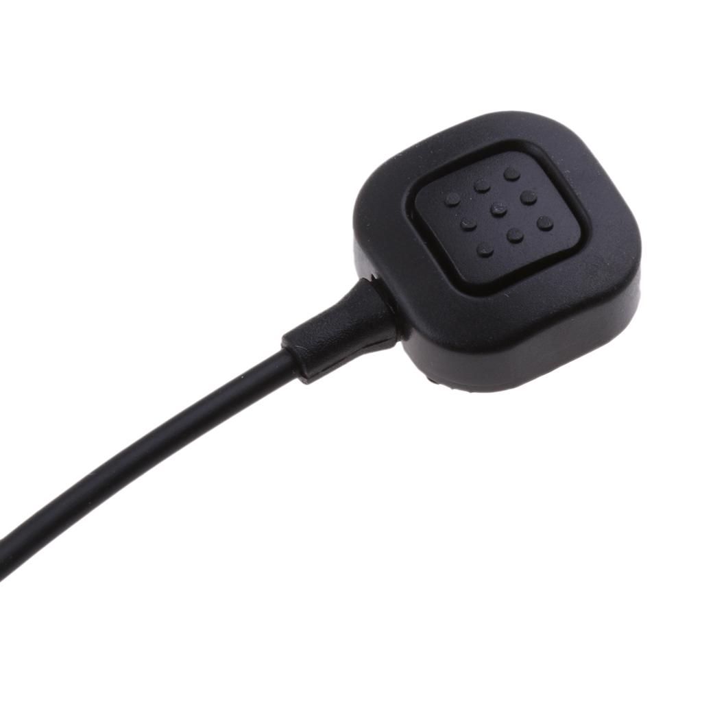 Flexible Throat Mic Microphone Covert Acoustic Tube Earpiece Headset With Finger PTT for Two Way Radio Walkie Talkie 2pin