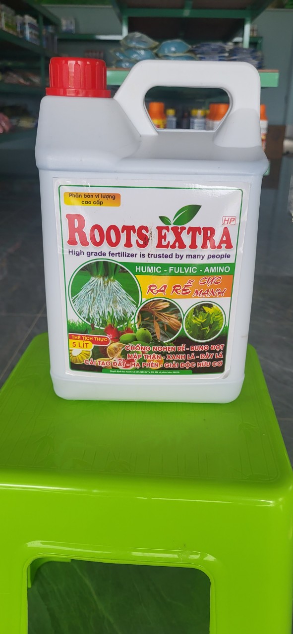 Phân bón vi lượng cao cấp ROOTS EXTRA - VTNN NÔNG PHÚ T86 (can 5 lít)