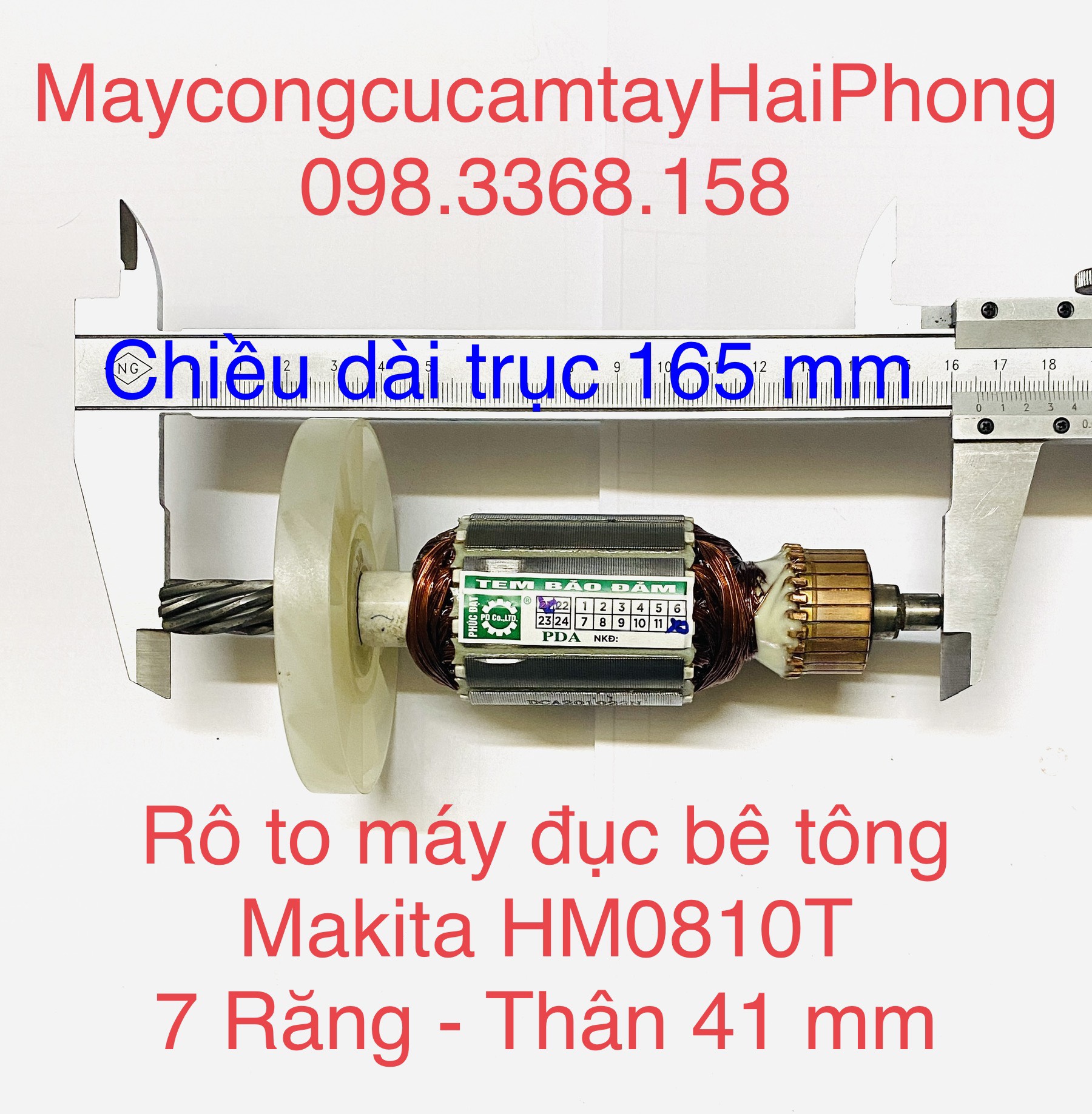 Rô to máy ĐỤC Bê Tông dùng cho 'Ma.KiTa' HM 0810T/ 0840