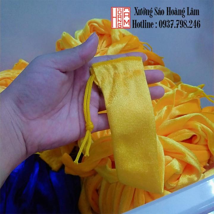 Túi nhung đựng sáo trúc 50 cm đến 60 cm - ĐỦ MÀU