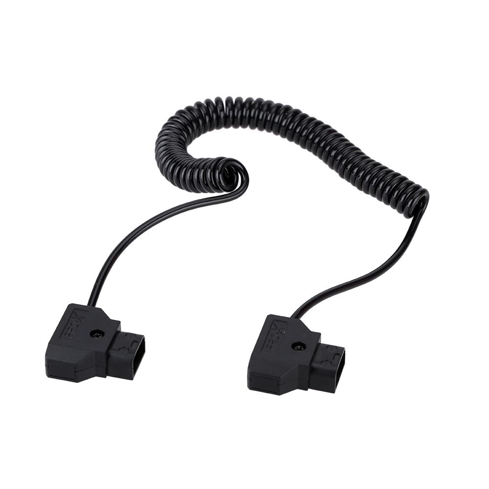 D-TAP 2 Pin Male to Male Extension Adapter Cable for DSLR Rig Anton Bauer Battery Dtap to Dtap Elastic Cable 1M