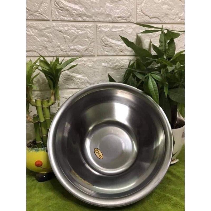 Bát inox 22cm dùng trong spa...