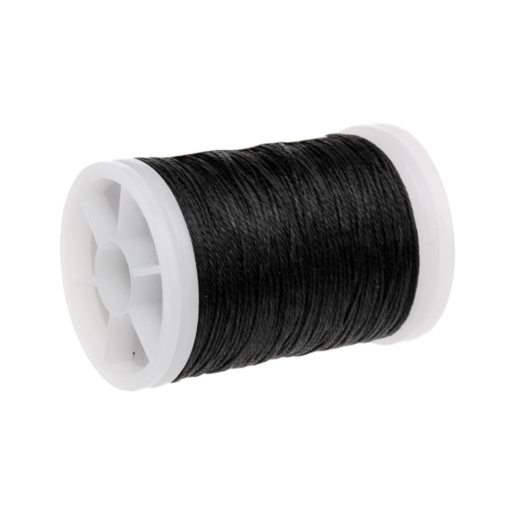 3xFiber Bow String Serving Thread 120m for Bow String Archery Supplies Black