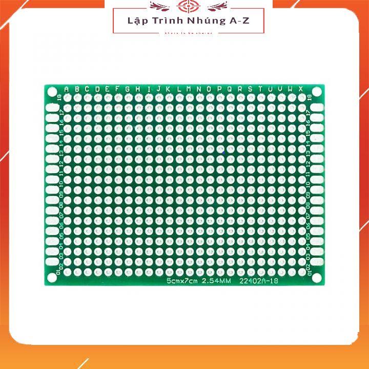 [Lập Trình Nhúng A-Z][G10] Bảng Mạch Đục Lỗ PCB 5*7Cm