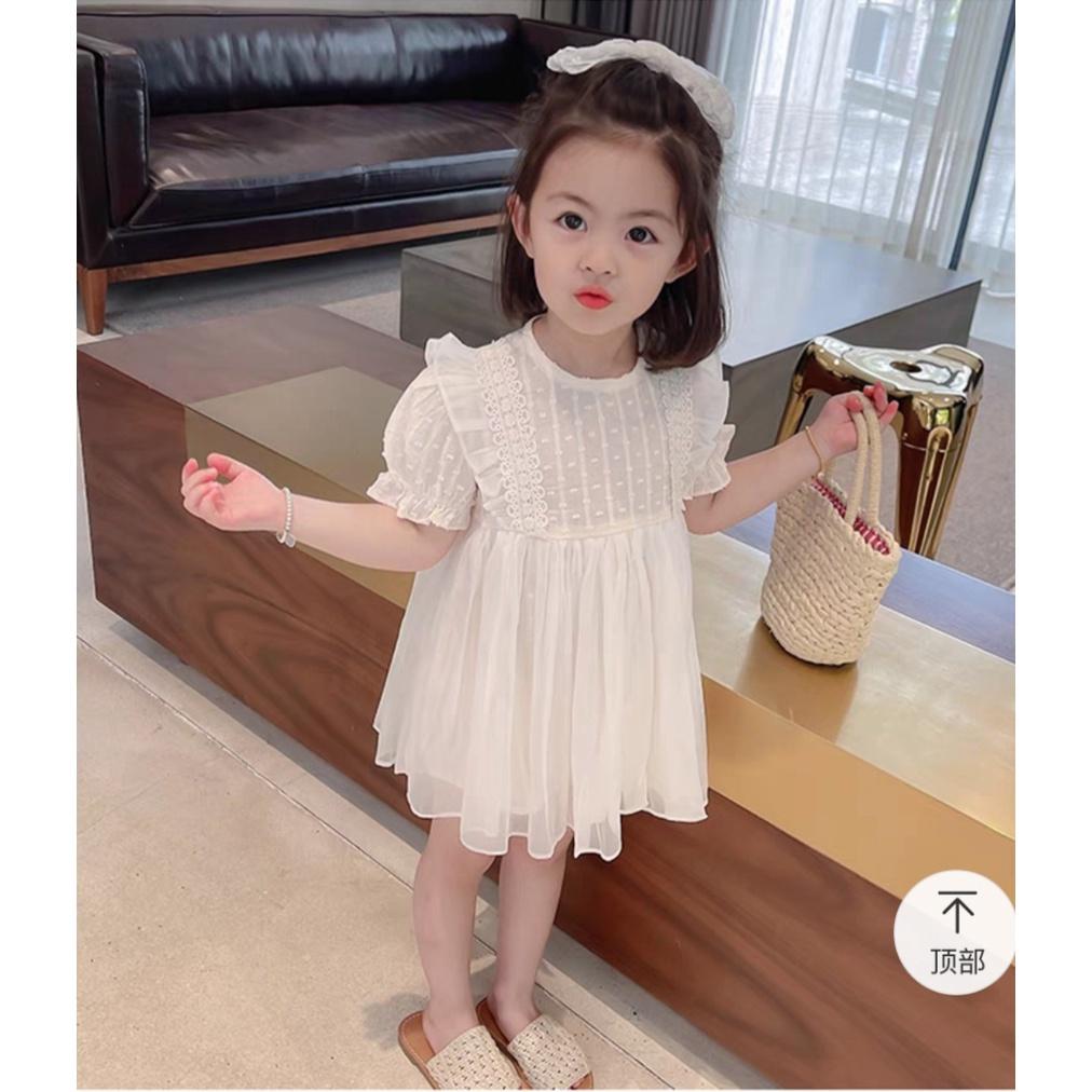 Váy ren đầm công chúa cho bé bé gái