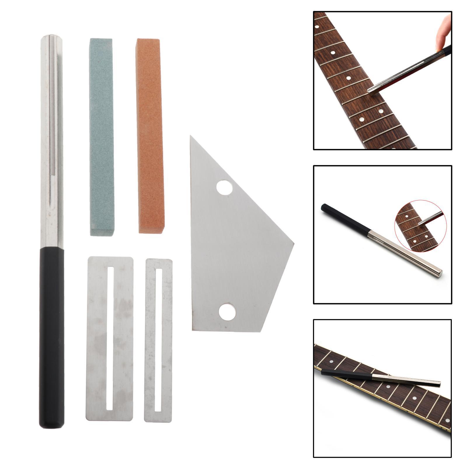6pcs Guitar Tools Repair Maintenance Cleaning & Care Tool Kit for Ukulele Bass Mandolin Banjo Guitar String Instrument
