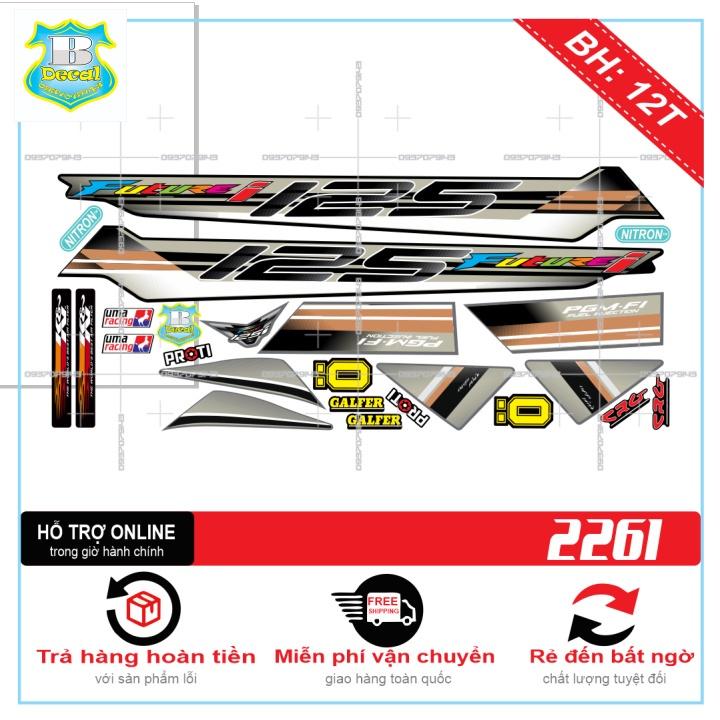 TEM XE FUTURE 125 I DÁN XE XÁM BỤNG SAU ĐEN