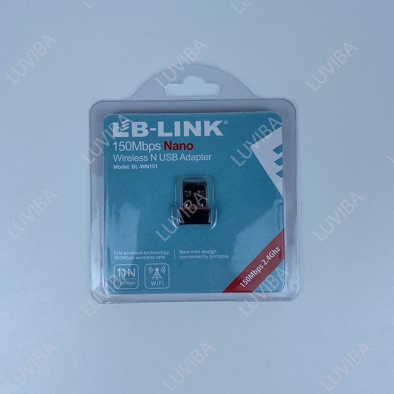 Usb Thu Wifi LB LINK nhỏ gọn cho máy tính bàn thu sóng 150Mbps ,Hàng chính hãng