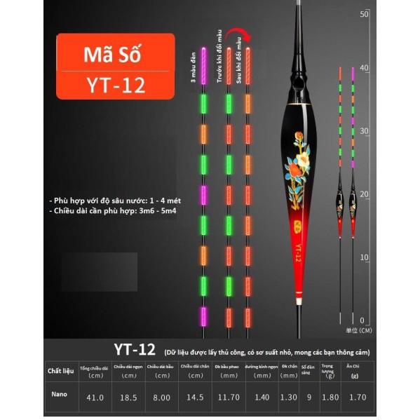 Phao điện nano đổi màu khi cá cắn-Phao câu đài Phao câu đơn Phao câu đêm