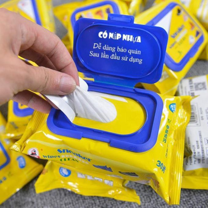 Giấy lau giày thần thánh - giấy ướt lau giày sneaker S1975