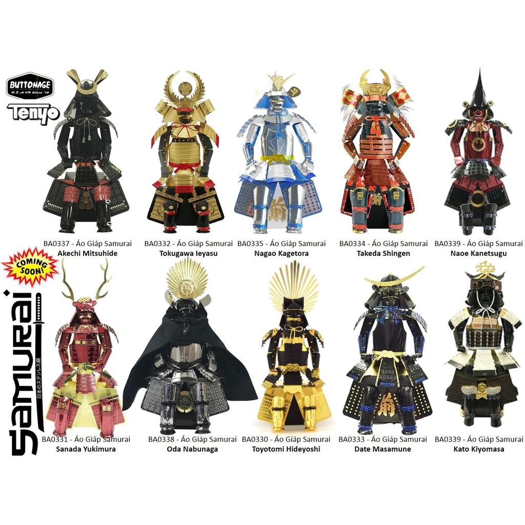 Mô Hình Lắp Ráp 3d Seri Áo Giáp Samurai