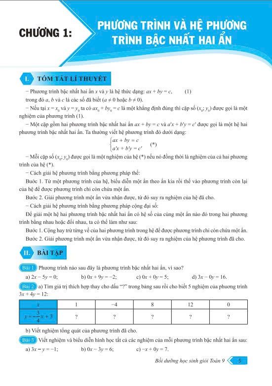 Sách - Bồi Dưỡng Học Sinh Giỏi Toán 9 (Dùng Chung Các Bộ Sách Hiện Hành)