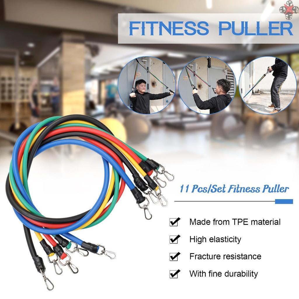 Set 11 Dây Kháng Lực Tập Yoga Chuyên Dụng