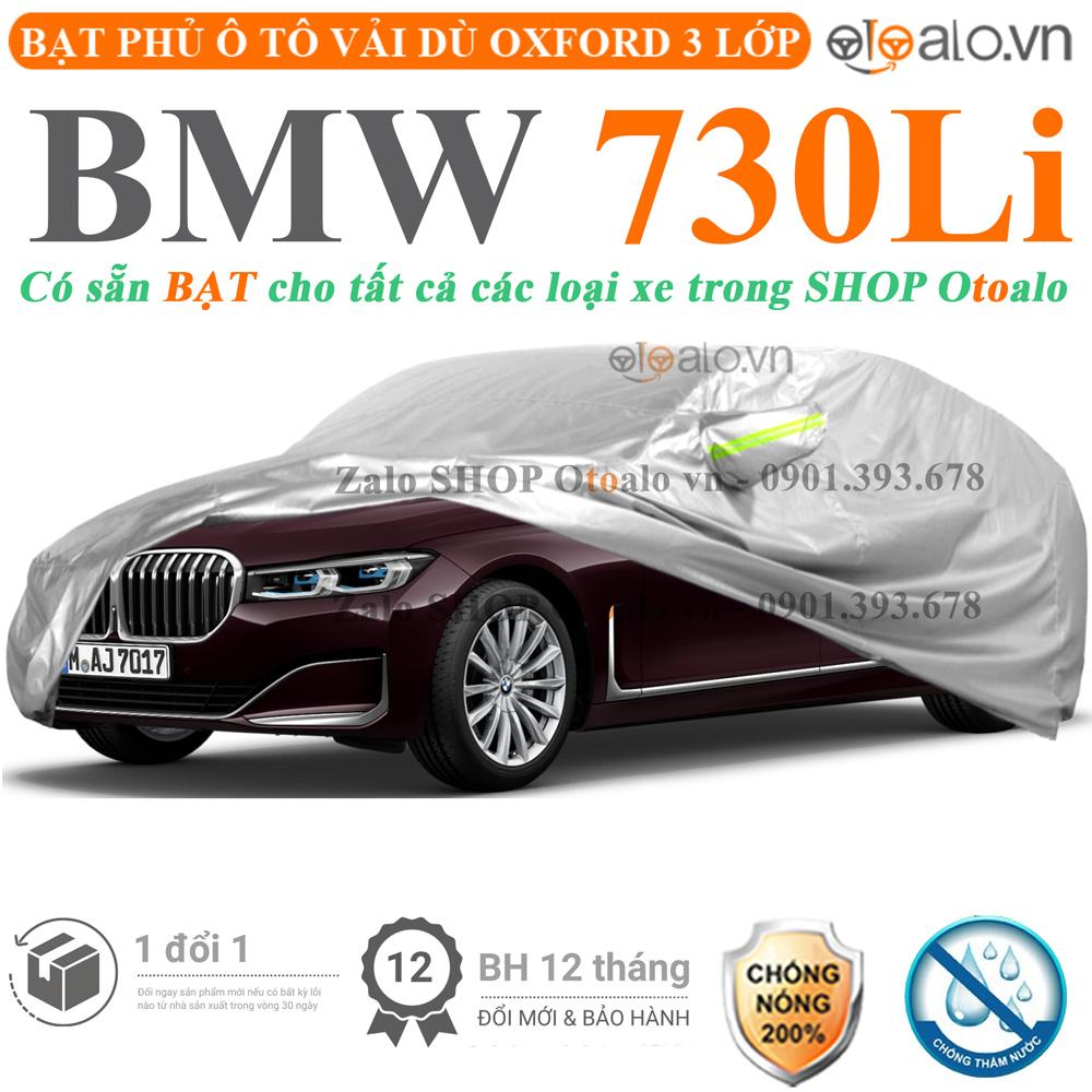 Bạt che phủ xe ô tô BMW 730Li vải dù 3 lớp CAO CẤP BPXOT - OTOALO