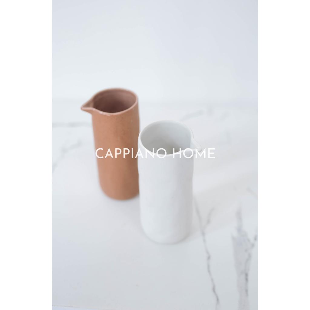 Bình rót sữa tráng men, lọ đựng hoa phong cách hiện đại tiện lợi | Cappiano Home