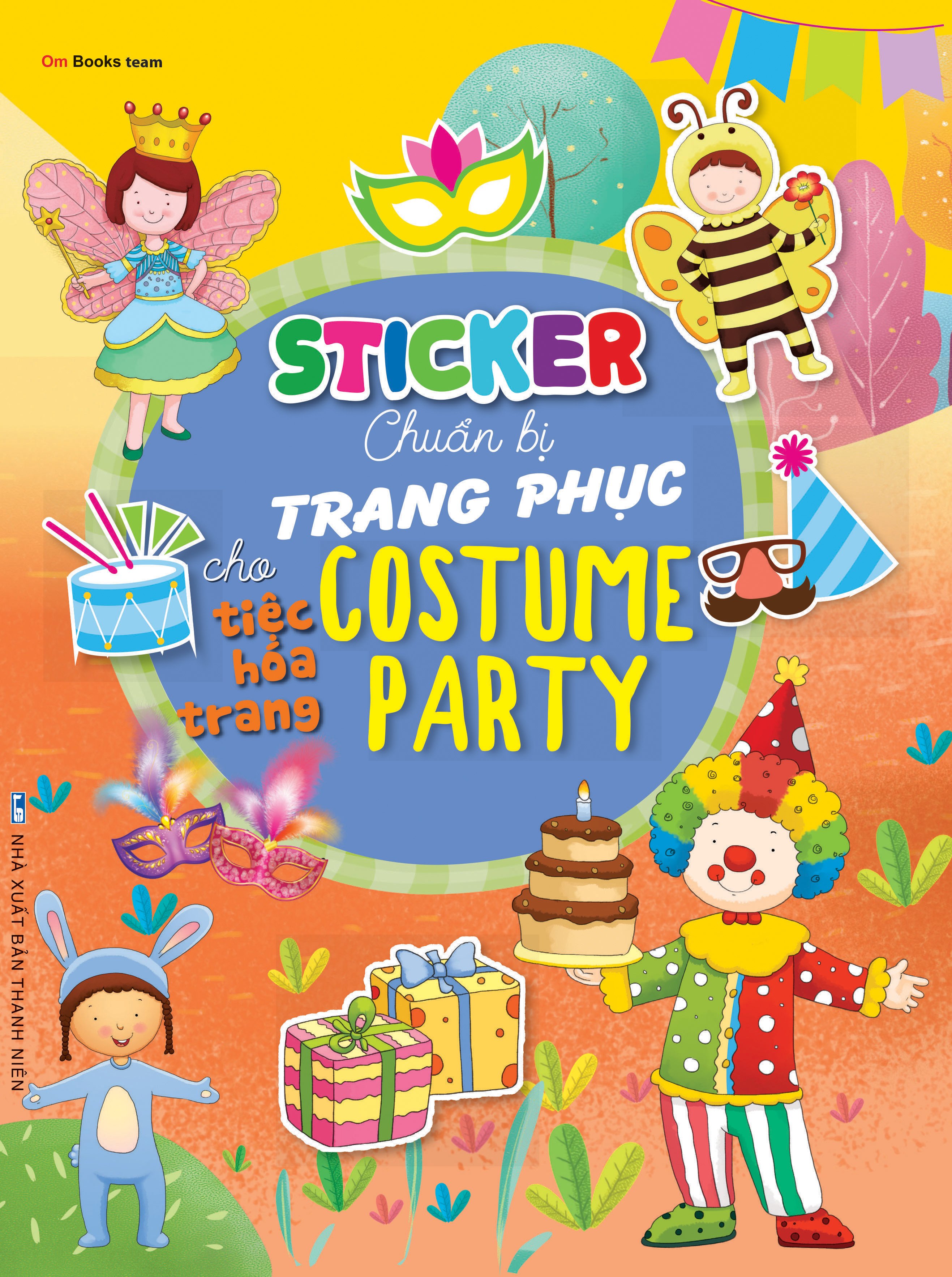 Sticker chuẩn bị trang phục cho tiệc hóa trang - Costume party (ND)