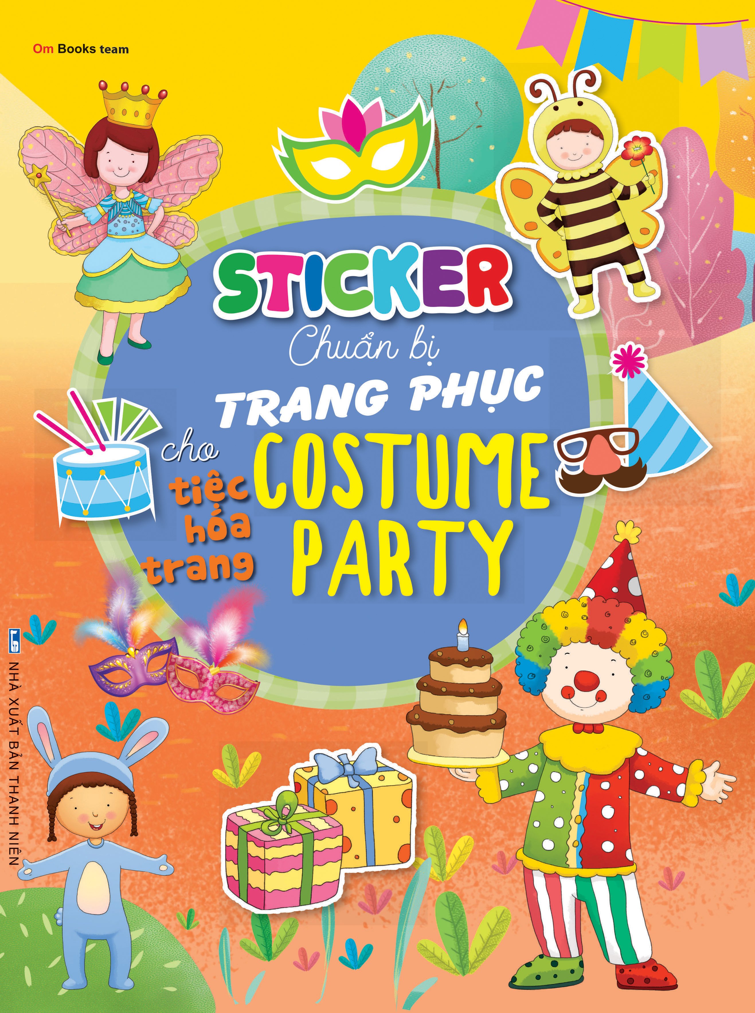 Combo trọn bộ 6 cuốn Sticker chuẩn bị trang phục