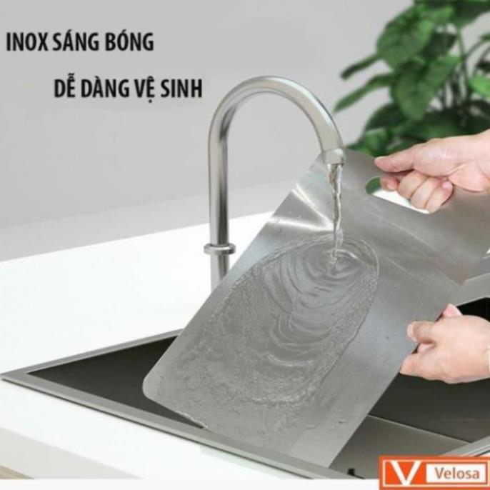 Thớt inox 304 an toàn chống nấm mốc Thớt kháng khuẩn cường lực tốt cho Sức Khoẻ