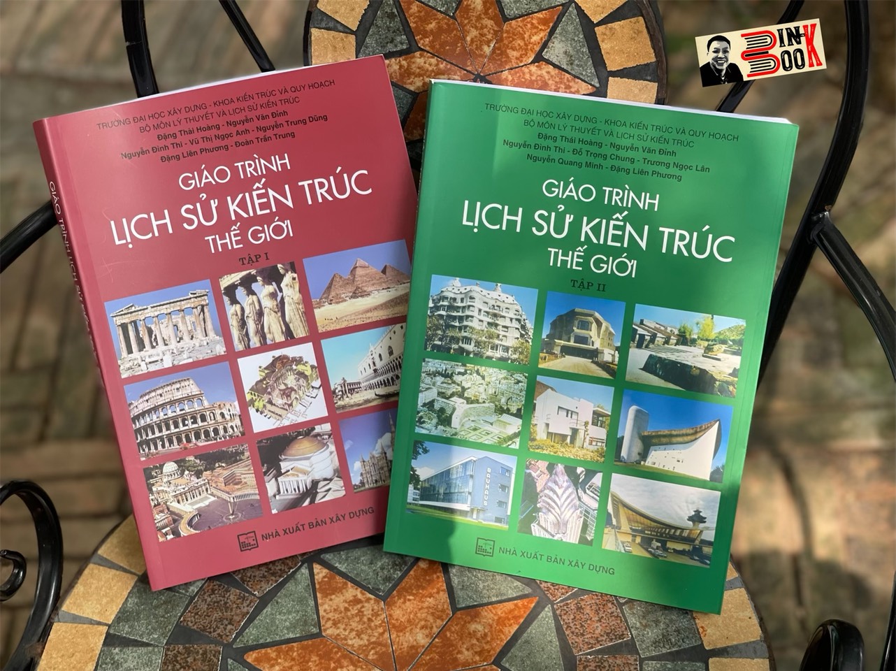 Combo trọn bộ _GIÁO TRÌNH LỊCH SỬ KIẾN TRÚC THẾ GIỚI TẬP 1&amp; TẬP 2 - Đặng Thái Hoàng - NXB Xây Dựng