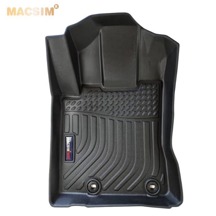 Thảm lót sàn xe ô tô Toyota Rush 2017- nay Nhãn hiệu Macsim chất liệu nhựa TPE cao cấp màu đen
