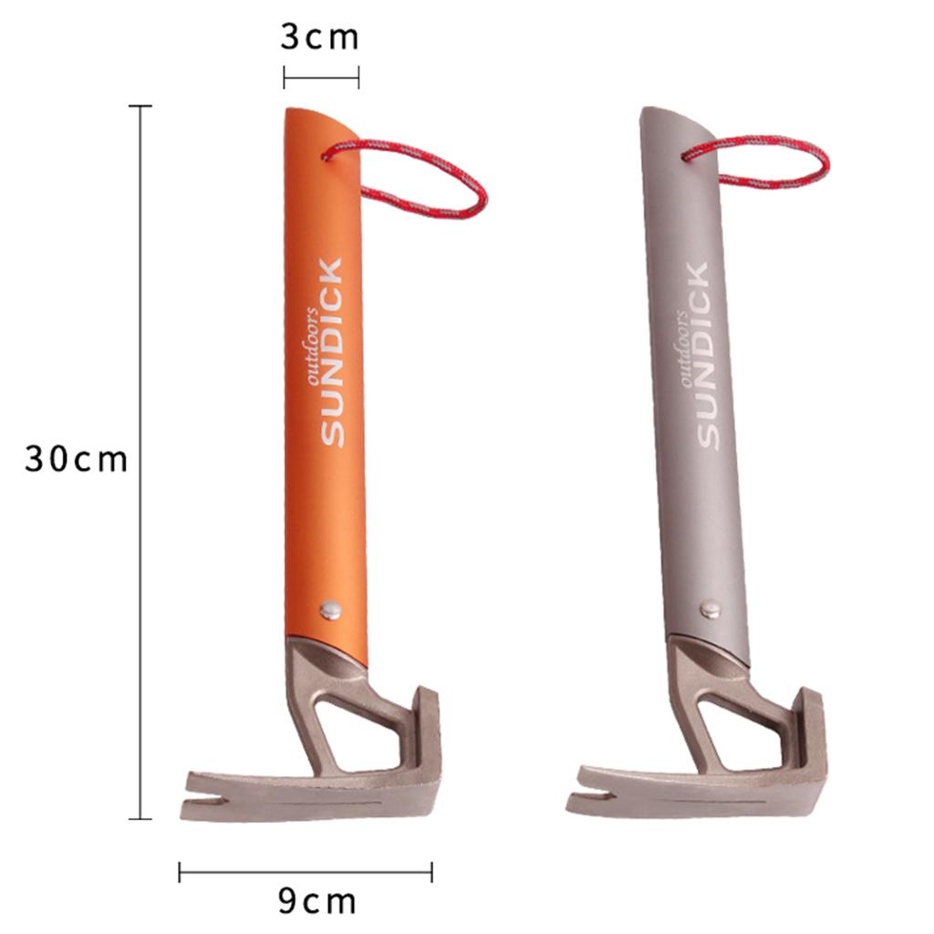 Cắm Trại Ngoài Trời đi Bộ đường Dài Lều Búa Stake Tẩy Móng Tay Kéo