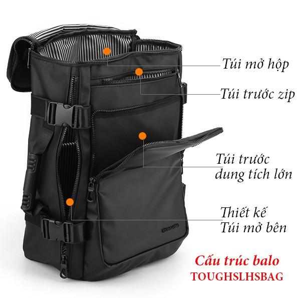 Balo nam chống nước cao cấp, túi du lịch đa năng tiện lợi TOUGHSLHSBAG